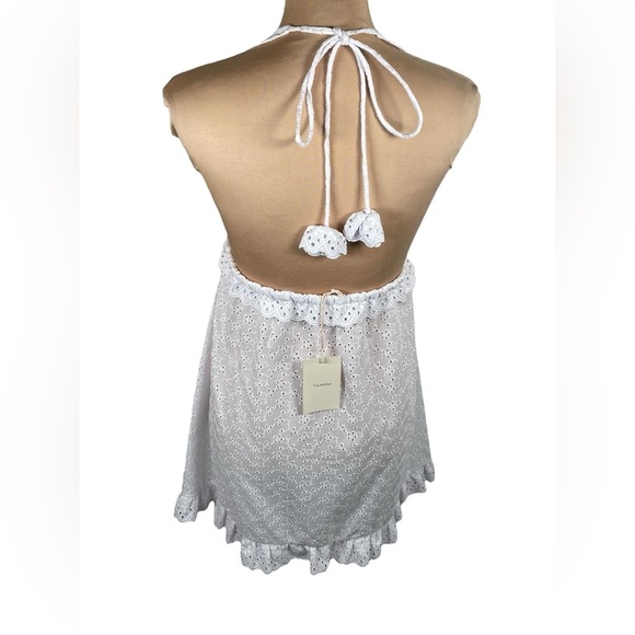 TULAROSA Ryse Mini Dress in White NWT Small - Picture 3 of 7